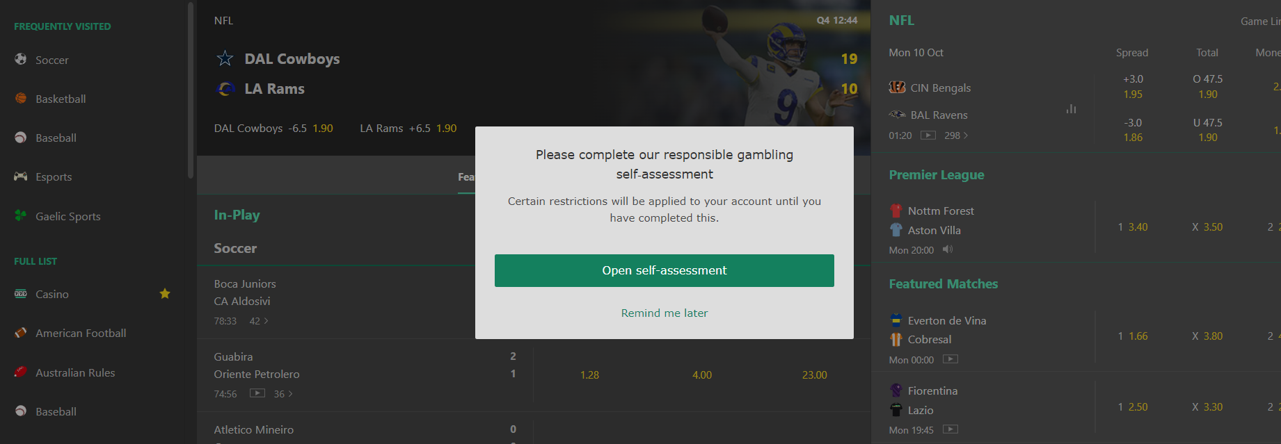 bet365 4 questions